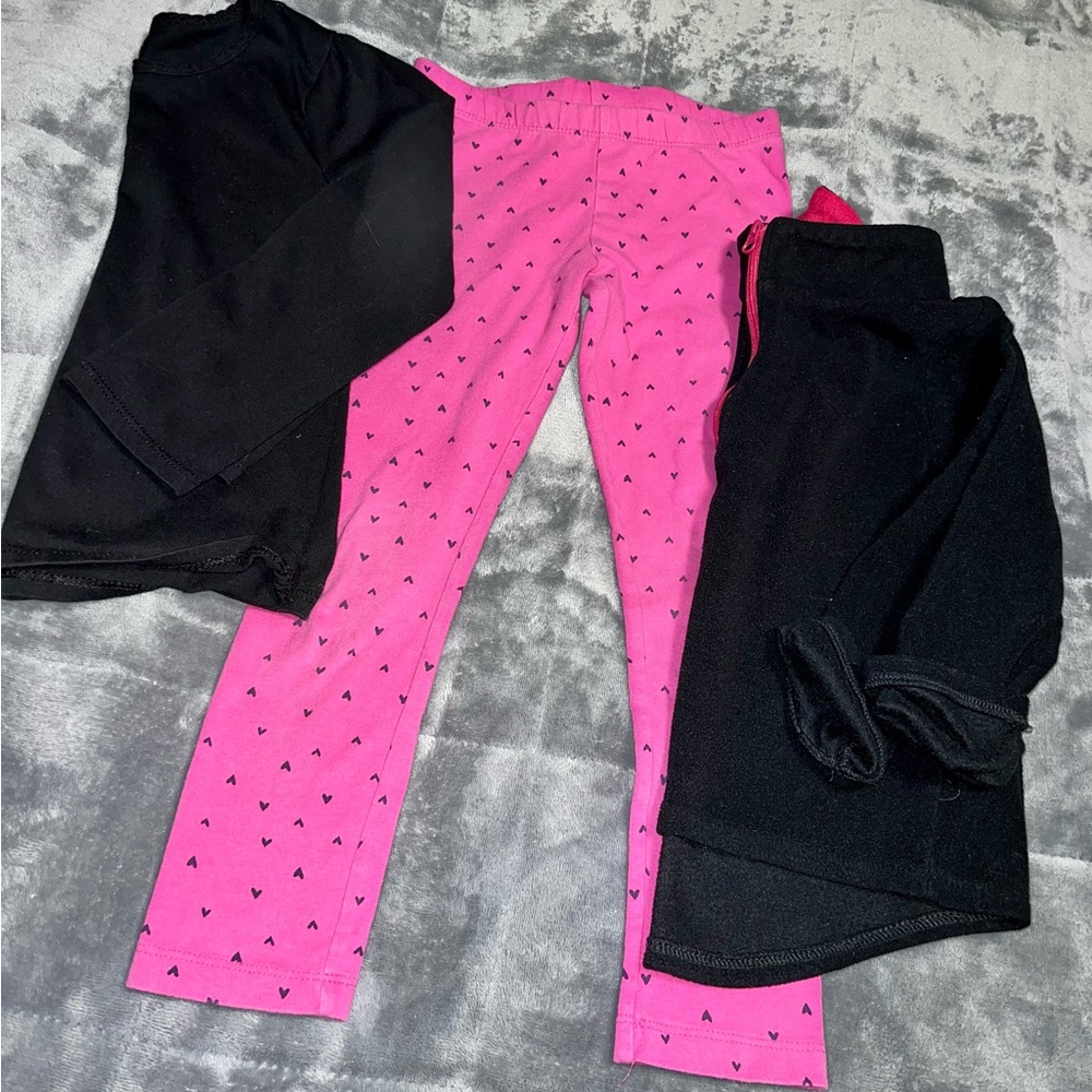 Pink and black girls bundle